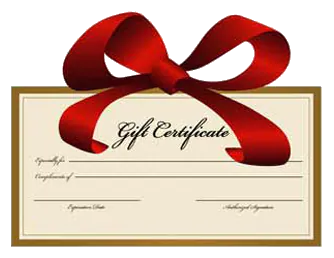 Gift Certificates Available