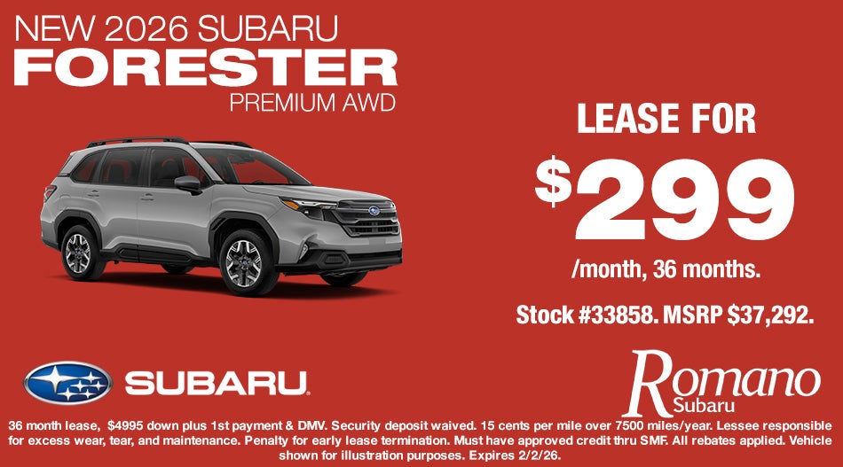 New 2026 Subaru Forester Premium AWD